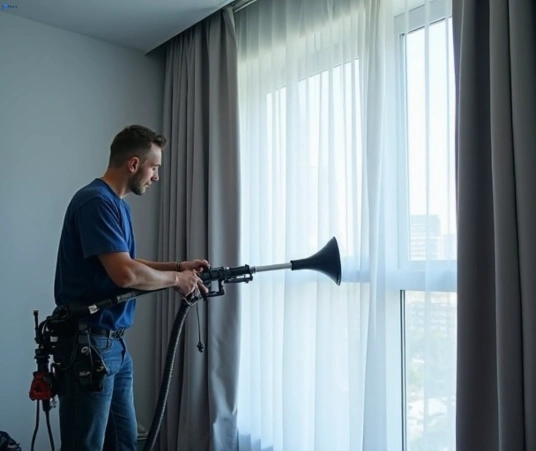 Professional drapes cleaning process tools Matty Curtain Cleaning kurnell-nsw